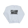 Miniatyrbild 1 av 3: Star Wars Dam/Damer Clone Wars Logotyp Sweatshirt M Vit White M