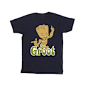Miniatyrbild 1 av 4: Guardians Of The Galaxy Boys Groot Dancing T-Shirt 9-11 År N Navy Blue 9-11 Years