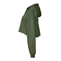 Miniatyrbild 3 av 3: Bella + Canvas Damklippt Hoodie S Militärgrön Military Green S