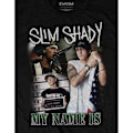 Miniatyrbild 3 av 3: Eminem Unisex Adult My Name Is Homage T-Shirt XXL Svart Black XXL