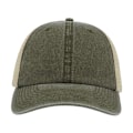 Miniatyrbild 4 av 4: Atlantis Unisex Case Pigment Dyed 6 Panel Trucker Cap One Size Olive One Size