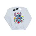 Miniatyrbild 1 av 3: Disney Herr Lilo And Stitch Julbelysning Sweatshirt 4XL Vit White 4XL