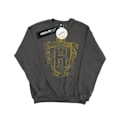 Miniatyrbild 1 av 3: Harry Potter Herr Hufflepuff Badger Crest Sweatshirt M Charcoal Charcoal M