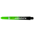 Miniatyrbild 3 av 5: Harrows Supergrip Fusion Dart Stem (3-pack) S Svart/Grön Black/Green S
