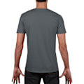 Miniatyrbild 5 av 5: Gildan Soft Style V-halsad kortärmad T-shirt M Charcoal Charcoal M