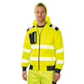 Miniatyrbild 5 av 5: Result Äkta Återvunnen Herr Robust Säkerhets Dragkedja Hoodie XL Flu Fluorescent Yellow XL