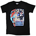 Miniatyrbild 1 av 2: Spider-Man Unisex Vuxen Protector Of New York T-shirt XXL Svart Black XXL