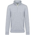 Miniatyrbild 1 av 3: Kariban Herr Zip Neck Sweatshirt XL Oxford Grey Oxford Grey XL