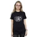 Miniatyrbild 2 av 3: Corpse Bride Dam/Damer Kärlekstriangel Bomull Pojkvän T-shirt Black XXL