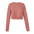 Miniatyrbild 1 av 3: Bella + Canvas Dam/Damer Beskuren Fleece Top 6 UK - 8 UK Mauve Mauve 6 UK - 8 UK