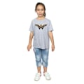 Miniatyrbild 4 av 5: Wonder Woman Girls Logo Bomull T-shirt 7-8 år Sports Grey Sports Grey 7-8 Years