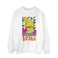 Miniatyrbild 1 av 4: Johnny Bravo Herr Multi Triangles Pop Art Sweatshirt XXL Vit White XXL