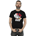 Miniatyrbild 3 av 4: Tom och Jerry T-shirt för män med katt- och musjakt, L, svart Black L