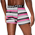 Miniatyrbild 2 av 3: Crosshatch Herr Crystaline Boxer Shorts (3-pack) XL Fuchsia/ Fuchsia/Black/Grey XL