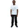 Miniatyrbild 4 av 5: Harry Potter Pojkar Enhörningslinje Konst T-shirt 12-13 År Vit White 12-13 Years