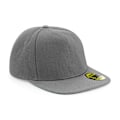 Miniatyrbild 1 av 3: Beechfield Unisex Original Flat Peak Snapback Cap One Size Grå Grey/ Grey One Size
