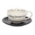 Miniatyrbild 2 av 6: Something Different Fortune Telling Keramisk Tekopp En Storlek Wh White/Black One Size