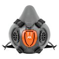 Miniatyrbild 1 av 2: Portwest TPR Halvmask Andningsskydd M-L Grå/Orange Grey/Orange M-L