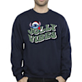 Miniatyrbild 3 av 4: Disney Herr Lilo & Stitch Jolly Chilling Vibes Sweatshirt L Marinblå Navy Blue L