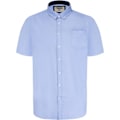 Miniatyrbild 1 av 2: Duke Herr D555 James Oxford Kingsize Kortärmad Skjorta 5XL Sky Sky Blue 5XL