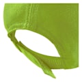 Miniatyrbild 3 av 3: Beechfield Plain Unisex Junior Original 5 Panel Baseball Cap On Lime Green One Size