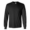 Miniatyrbild 1 av 3: Gildan Herr Plain Crew Neck Ultra Cotton Långärmad T-shirt 2X Black 2XL