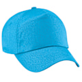 Miniatyrbild 1 av 4: Beechfield Unisex Original 5-Panel Baseballkeps (2-pack) Surf Blue One Size