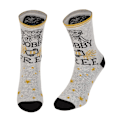 Miniatyrbild 1 av 3: Harry Potter Unisex Vuxen Dobby Is Socks L-XL Grå Grey L-XL