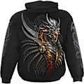 Miniatyrbild 2 av 3: Spiral Direct Unisex Vuxen Razor Back Hoodie M Svart Black M
