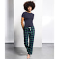Miniatyrbild 2 av 2: Skinnifit Dam/Dam Tartan Lounge Byxor L Marin/Grön Check Navy/Green Check L