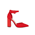 Miniatyrbild 1 av 3: Dorothy Perkins Dam/Dam Edie Tvådelad Court Shoes 3 UK Re Red 3 UK