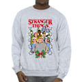 Miniatyrbild 3 av 4: Netflix Mens Stranger Things Jul Affisch Sweatshirt XL Spo Sports Grey XL
