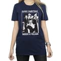 Disney Dam/Dam Varje saga behöver en skurk bomullströja Navy Blue S