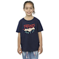 Miniatyrbild 2 av 3: Netflix Girls Stranger Things Friends Don´t Lie Hands Bomull T-shirt Navy Blue 7-8 Years
