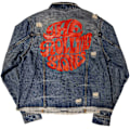 Miniatyrbild 2 av 2: The Rolling Stones Damjacka i Denim för Dam/Kvinnor med Script XL Ljus D Light Denim Blue XL