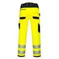 Miniatyrbild 2 av 2: Portwest Herr PW3 Varsel Stretch Lätta Arbetsbyxor 41R Yellow/Black 41R