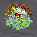 Miniatyrbild 4 av 5: SvampBob Fyrkant Herr T-shirt Drop And Flop 4XL Gråmelerad Charcoal 4XL