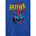 Miniatyrbild 3 av 4: Spider-Man Herr Fantastisk Pappa Fars Dag Hoodie XXL Kungsblå Royal Blue XXL