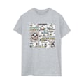 Miniatyrbild 1 av 4: Disney Dam/Kvinnor Chip ´n Dale Comic Bomull Boyfriend T-Shir Sports Grey 3XL