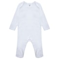 Miniatyrbild 1 av 2: Casual Classics Baby Sleepsuit 0-3 månader Vit White 0-3 Months