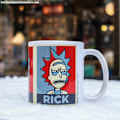 Miniatyrbild 5 av 5: Rick And Morty Kampanjmugg En Storlek Vit/Röd/Blå White/Red/Blue One Size