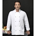 Miniatyrbild 2 av 4: Premier Unisex Cuisine Långärmad Kockjacka 4XL Vit White 4XL