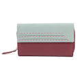 Miniatyrbild 1 av 4: Eastern Counties Leather Dam/Damer Ferne Färgblock Läder Cranberry/Cloudy One Size