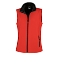 Miniatyrbild 1 av 2: Result Core Dam/Damer Tryckbar Softshell Väst XL Röd Red / Black XL
