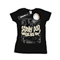 Miniatyrbild 1 av 3: Scooby Doo Dam T-shirt i bomull för kvinnor/damer med skräckmotiv, XL, svart Black XL