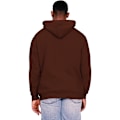 Miniatyrbild 2 av 3: Casual Classics Herr Core Ringspun Bomull Oversized Hoodie 4XL Chocolate 4XL