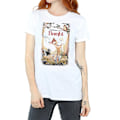 Miniatyrbild 2 av 6: Bambi Dam/Dam Poster Bomull Boyfriend T-Shirt 3XL Vit White 3XL