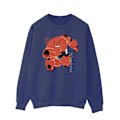 Miniatyrbild 1 av 3: Disney Mens Big Hero 6 Baymax Suite Pose Sweatshirt 4XL Marinblå Navy Blue 4XL