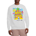 Miniatyrbild 5 av 5: SvampBob Fyrkant Unisex Vuxen Vänner Ananas Sweatshirt White M