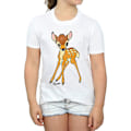 Miniatyrbild 1 av 6: Bambi Girls Classic Cotton T-Shirt 9-11 år Vit White 9-11 Years
